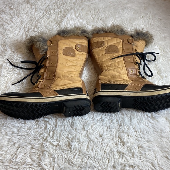 Sorel Women’s 7 TOFONO II WP CURRY FAWN TALL Winter  Rain Snow BOOTS-Read - Picture 7 of 9